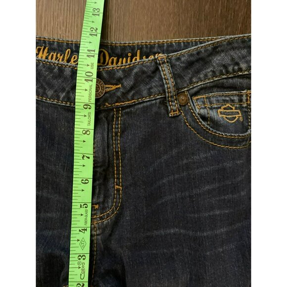 Harley-Davidson Curvy Bootcut Jeans Size 12T - Picture 6 of 10